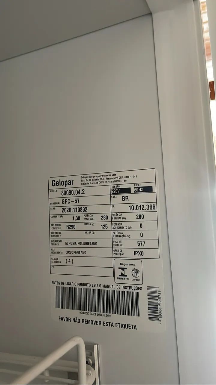 Frizeer Gelopar vertical  - Foto 4