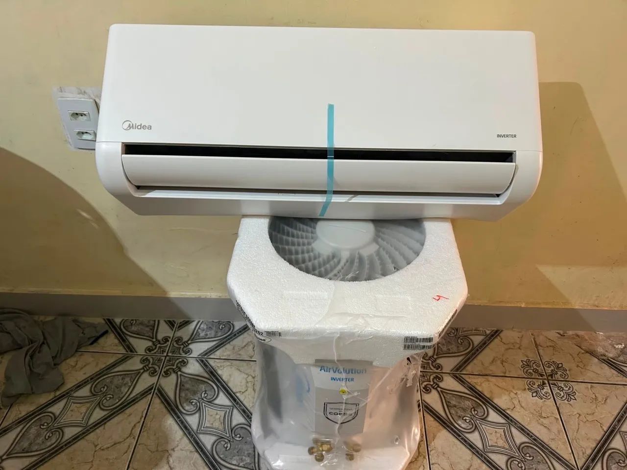 Ar condicionado de 9mil Btus é 12mil Btus Midea