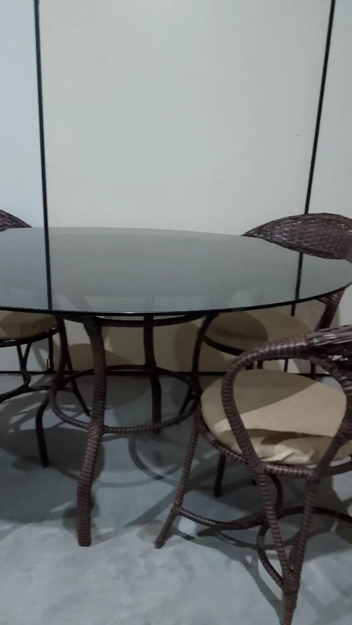 Mesa com 4 cadeiras lindas 1540 - Foto 4