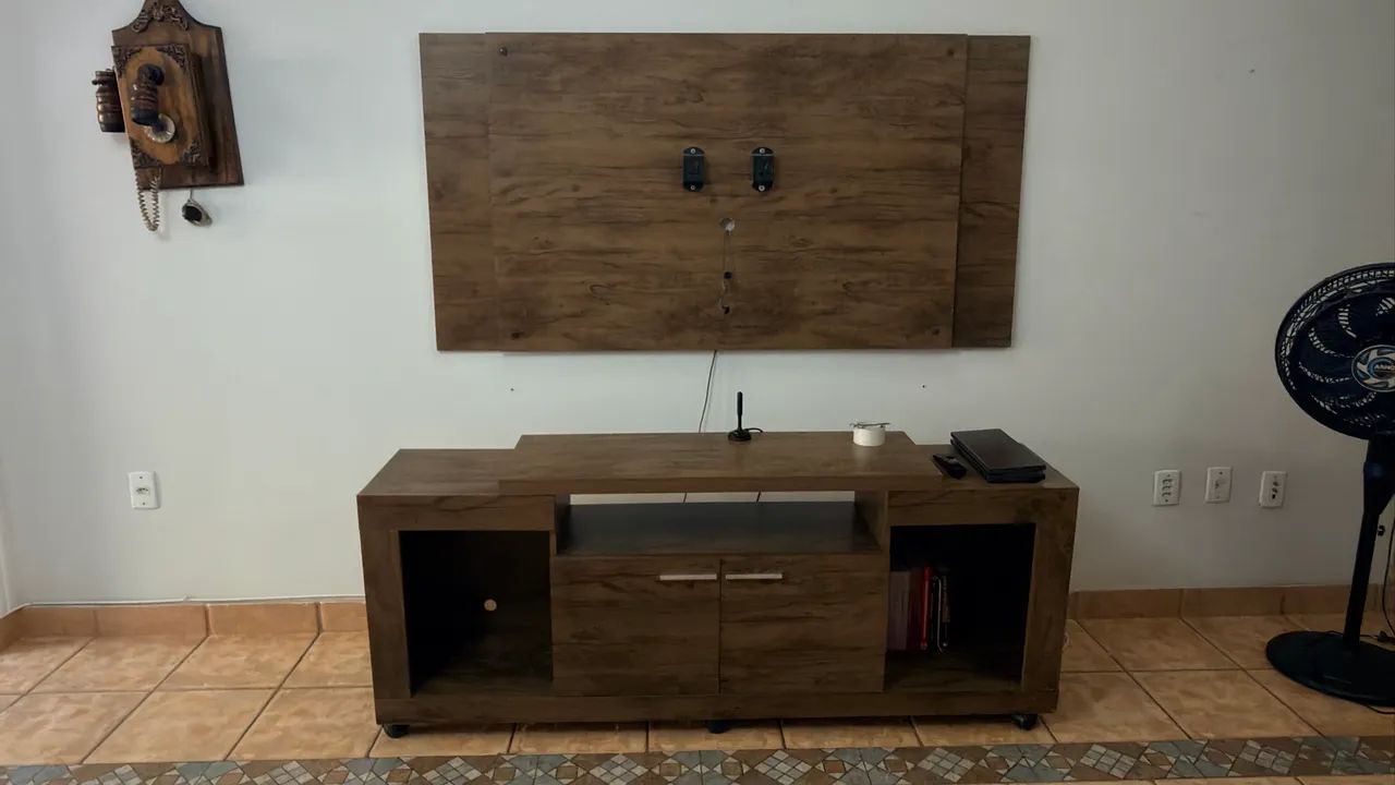 Rack com painel 