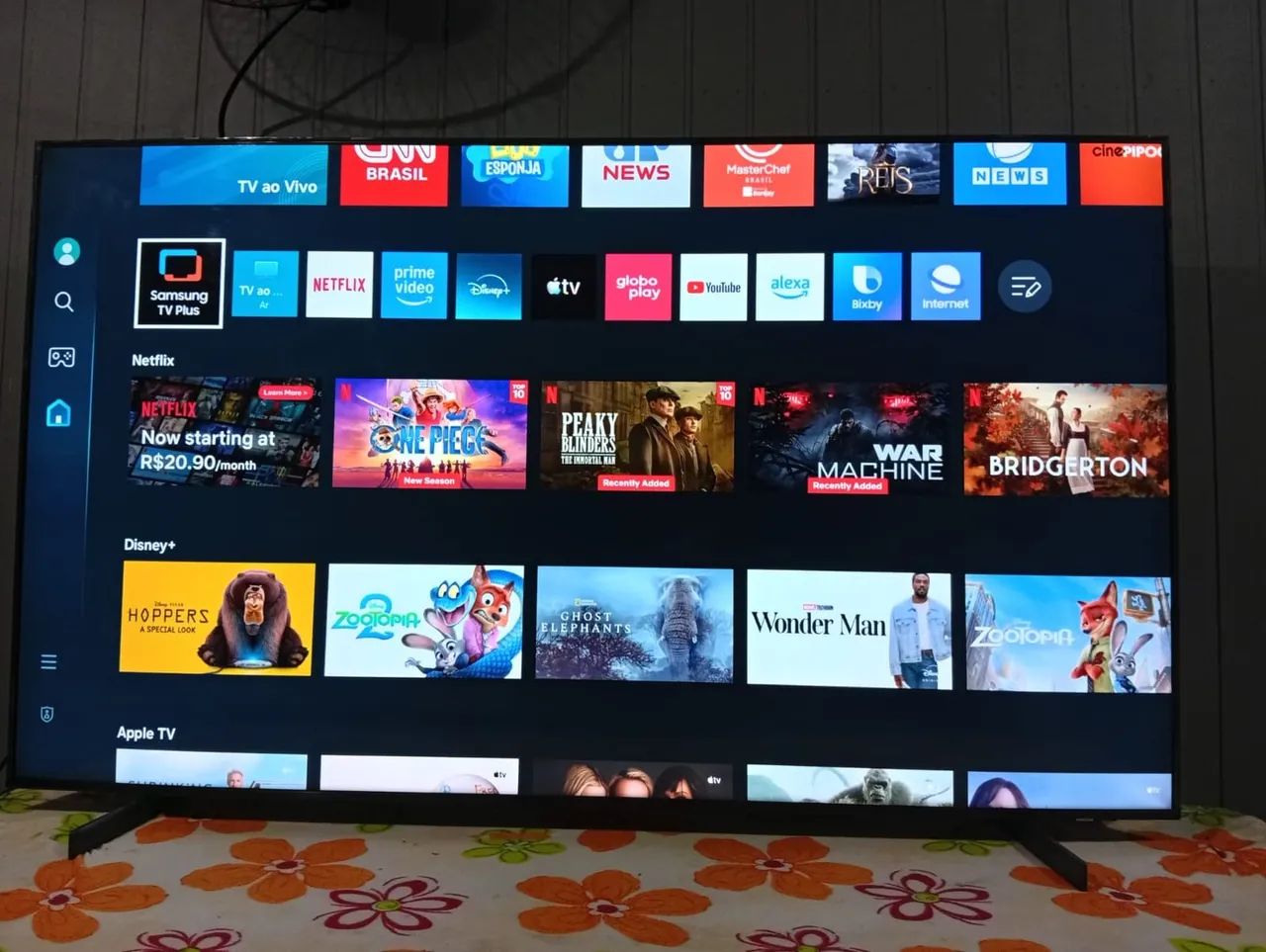 Samsung 4K 70 polegadas cristal top perfeito - Foto 3