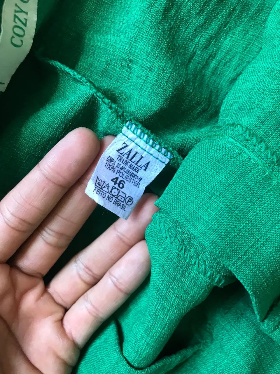 Calça ZALLA Verde  100% Poliester - Foto 4