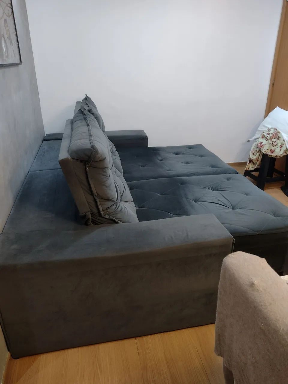 Vendo sofá retrátil 2 lugares  - Foto 4