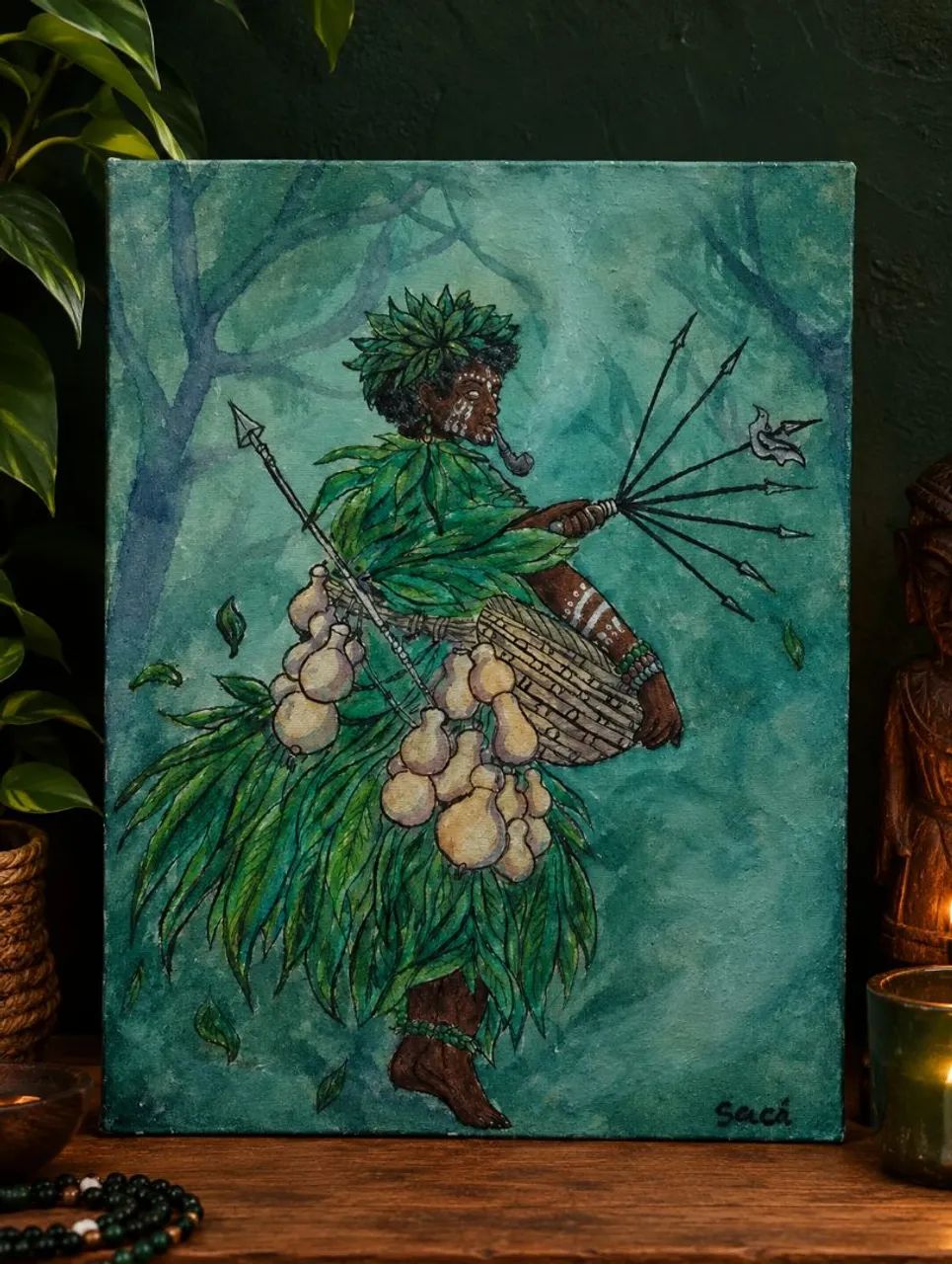 Obra "OSSAIN" do Artista Walter Wervele 