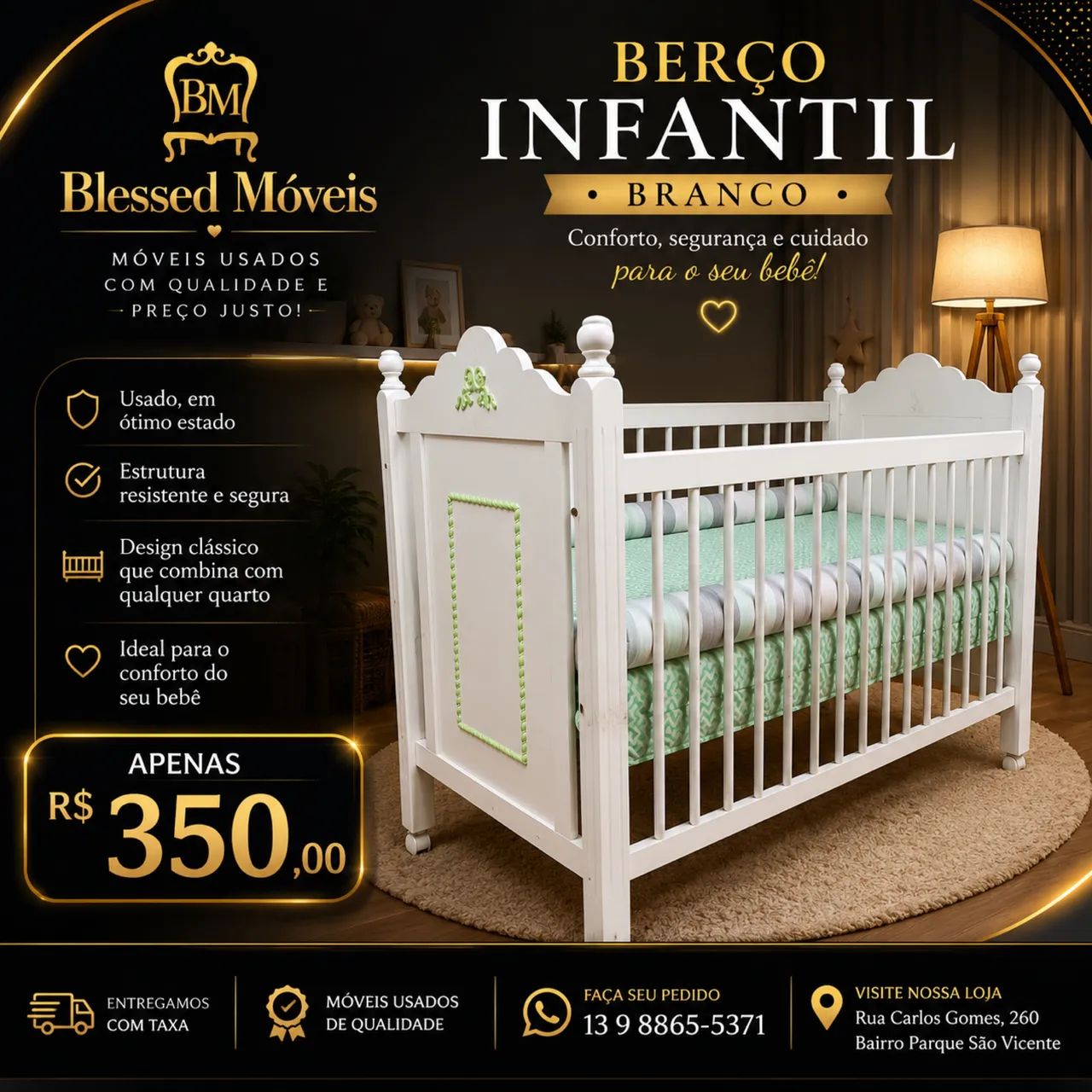 Berço completo 
