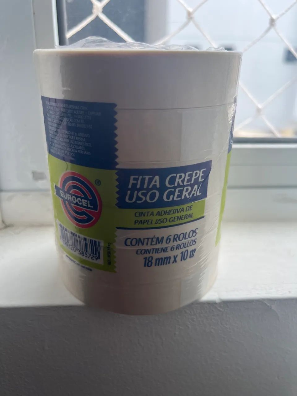 Fita crepe 18mm x 10m