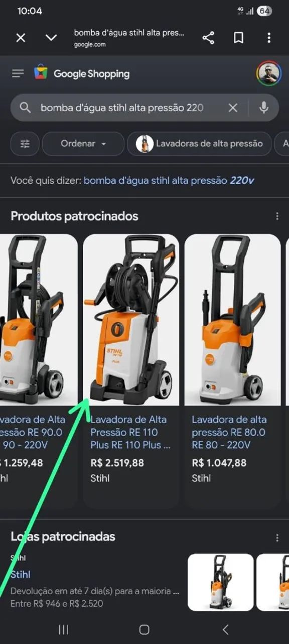 Lavadora de auta pressão 220 v - Foto 5