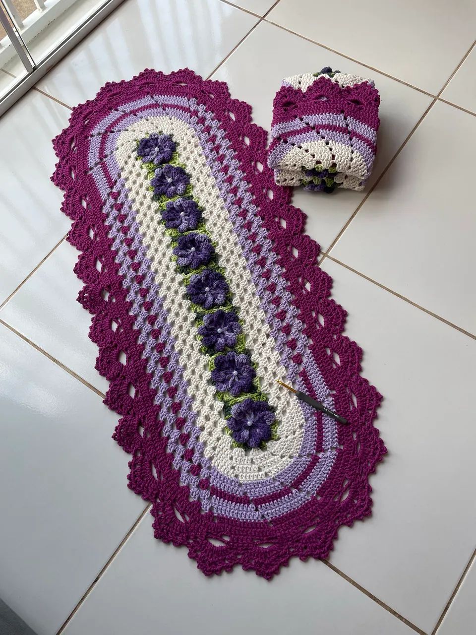 Crochê moda casa