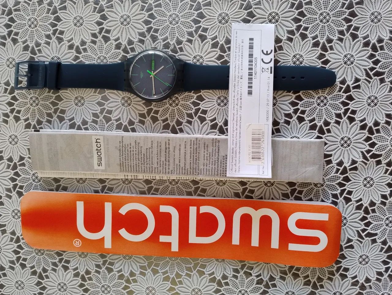 Relógio Swatch Blue Rebel Suon700 - Raridade 