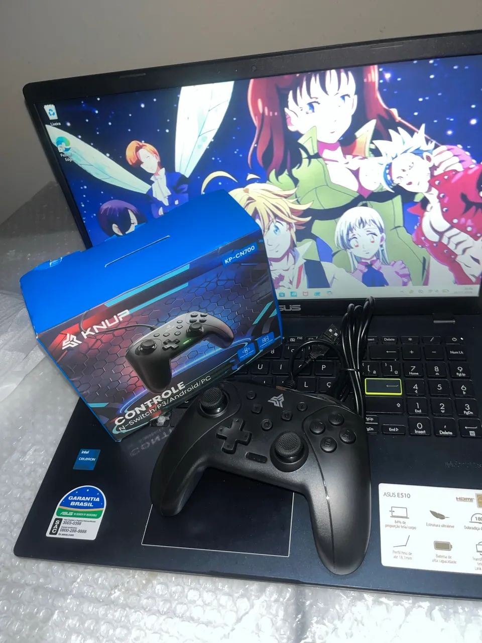 Joystick Universal  - Compatível com PC, Computador, N-Switch, PS3, Android 