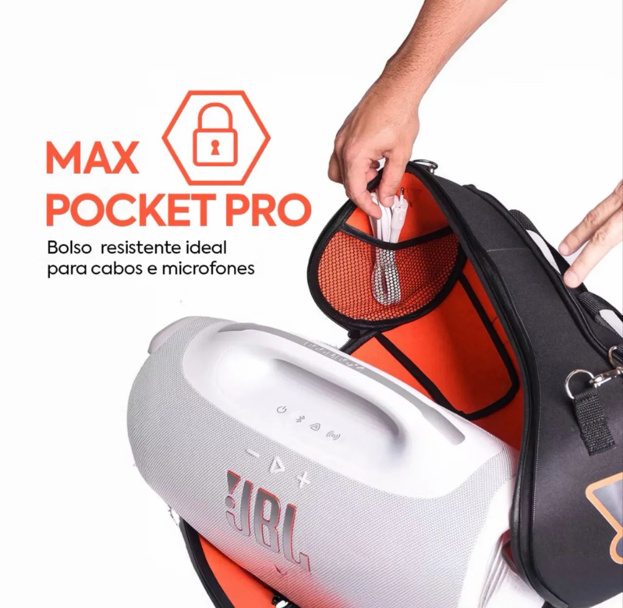 Case Bolsa Jbl Boombox 4 Acolchoado - Foto 5