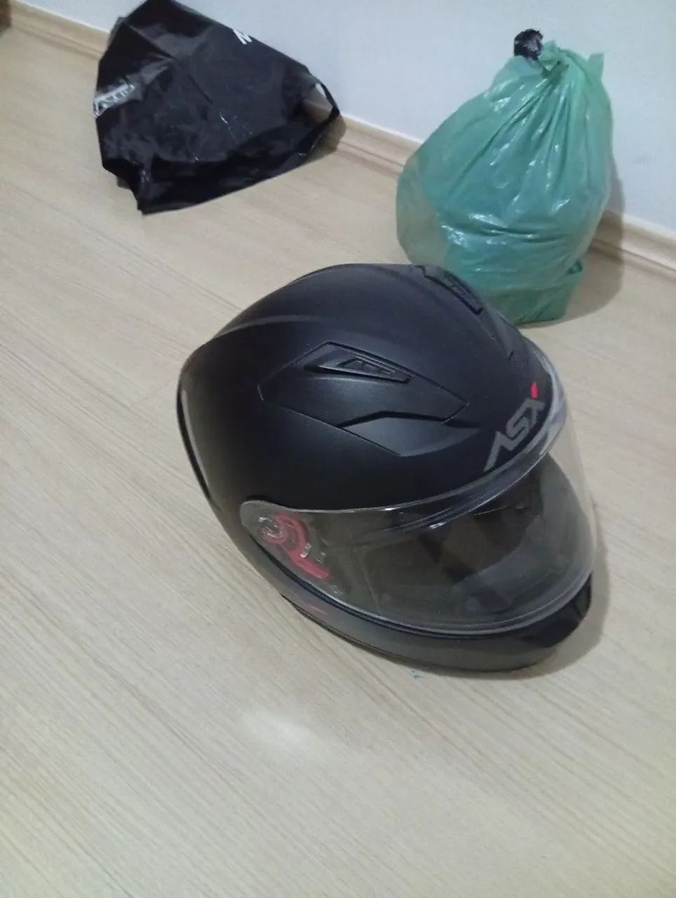 Capacete asx com viseira interna  - Foto 2