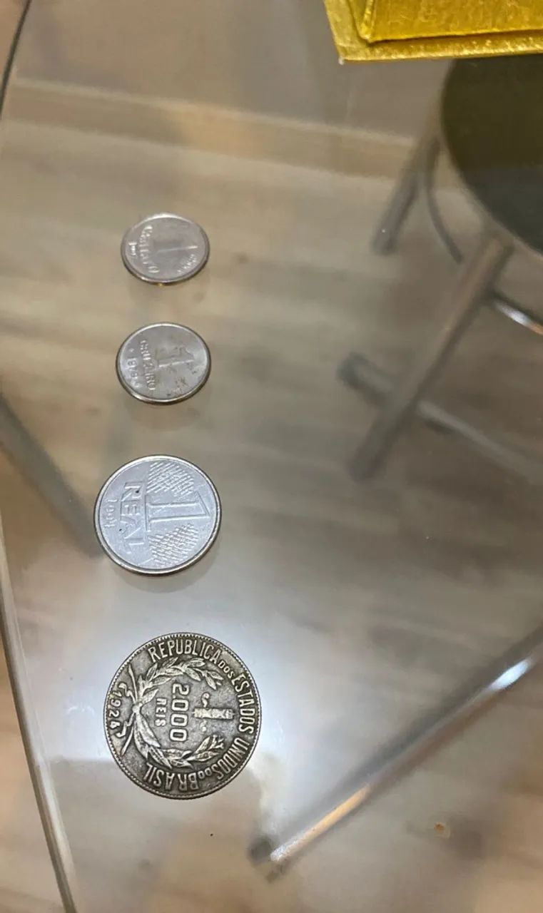 Moedas e notas antigas - Brasil - Foto 3