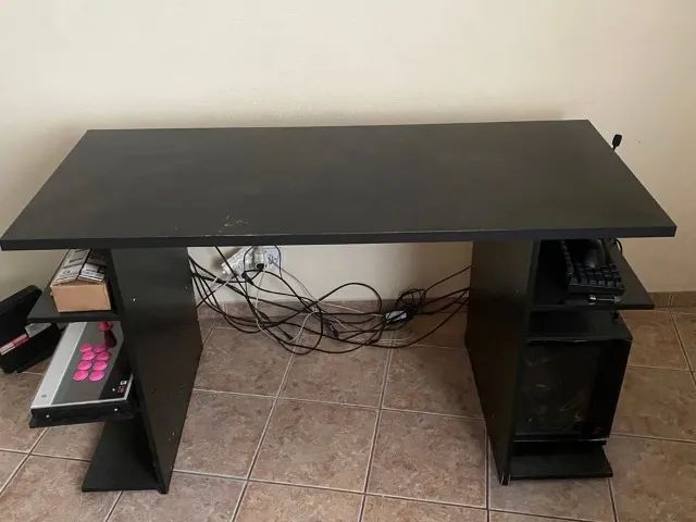 mesa gamer madeira