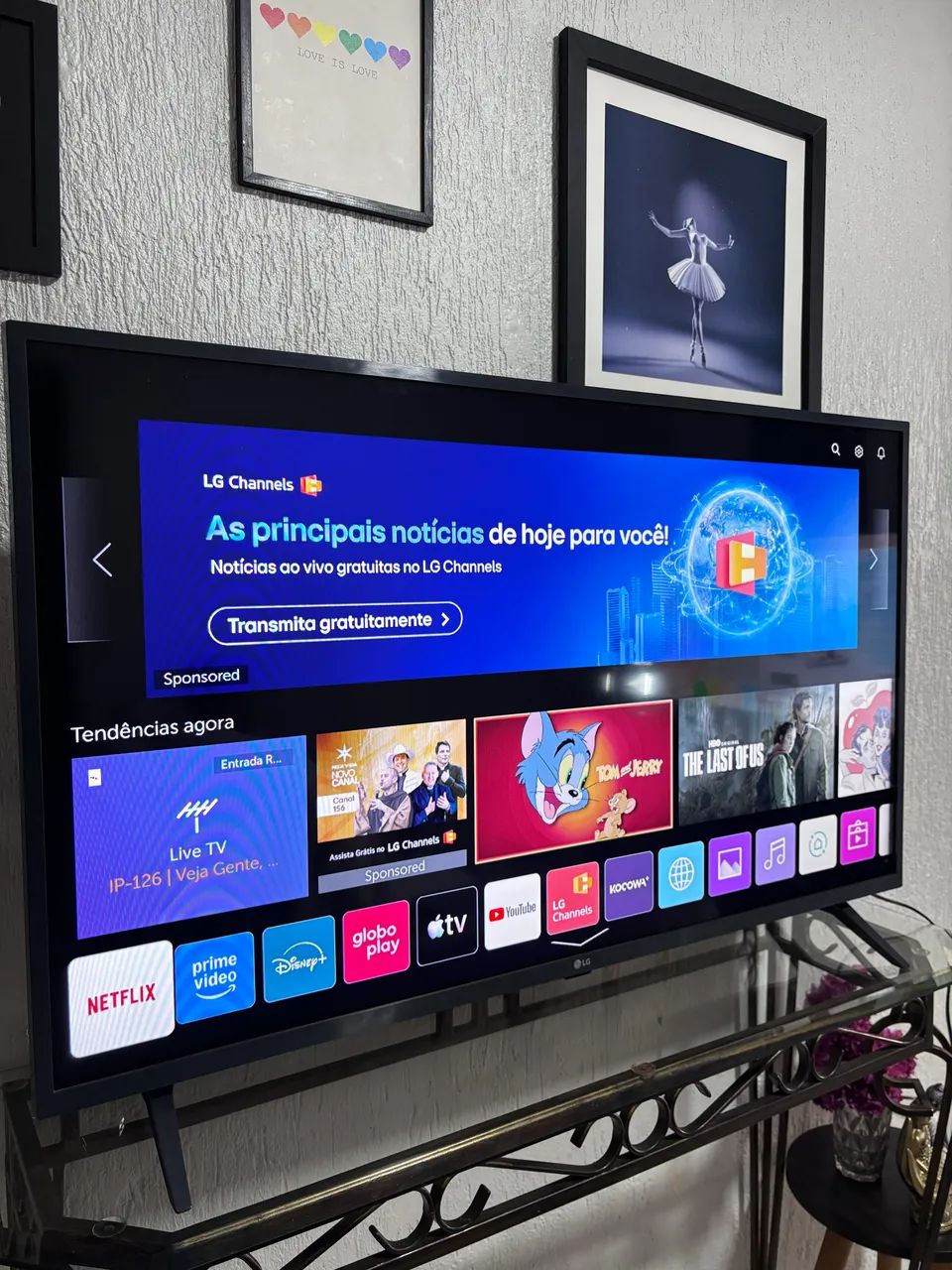Smart tv LG 43 polegadas 4k. - Foto 3