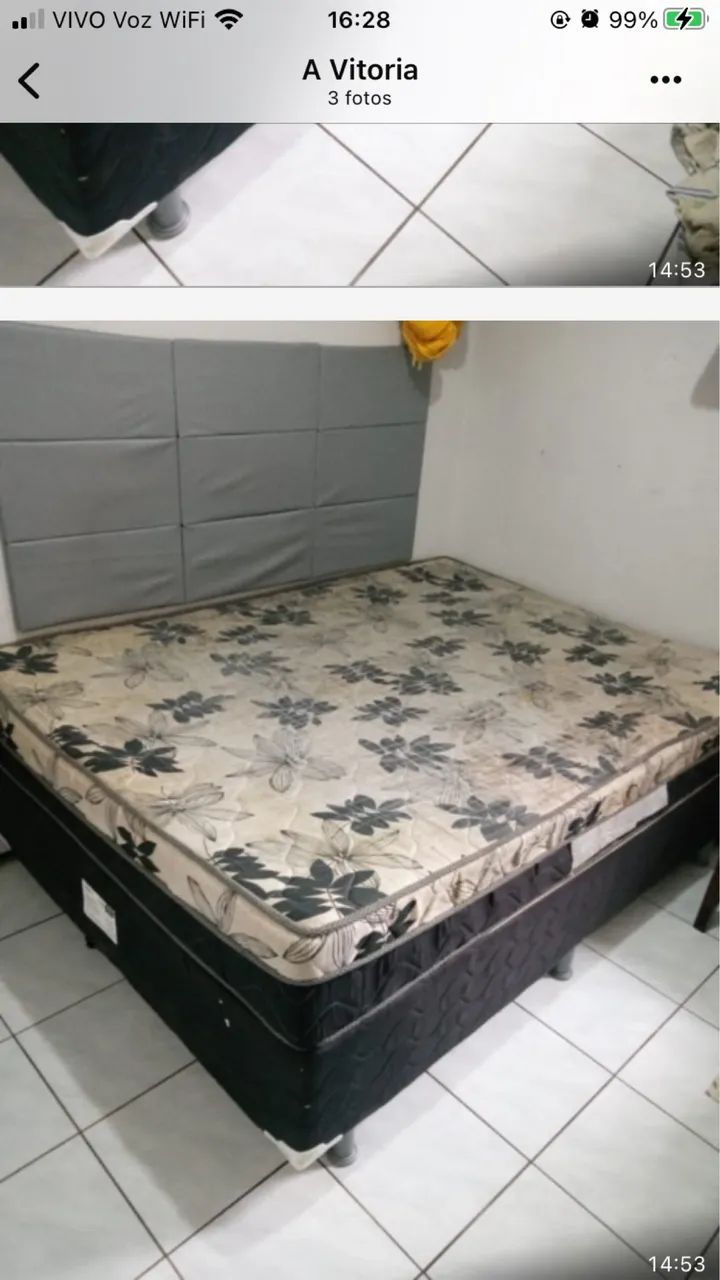 Cama box casal