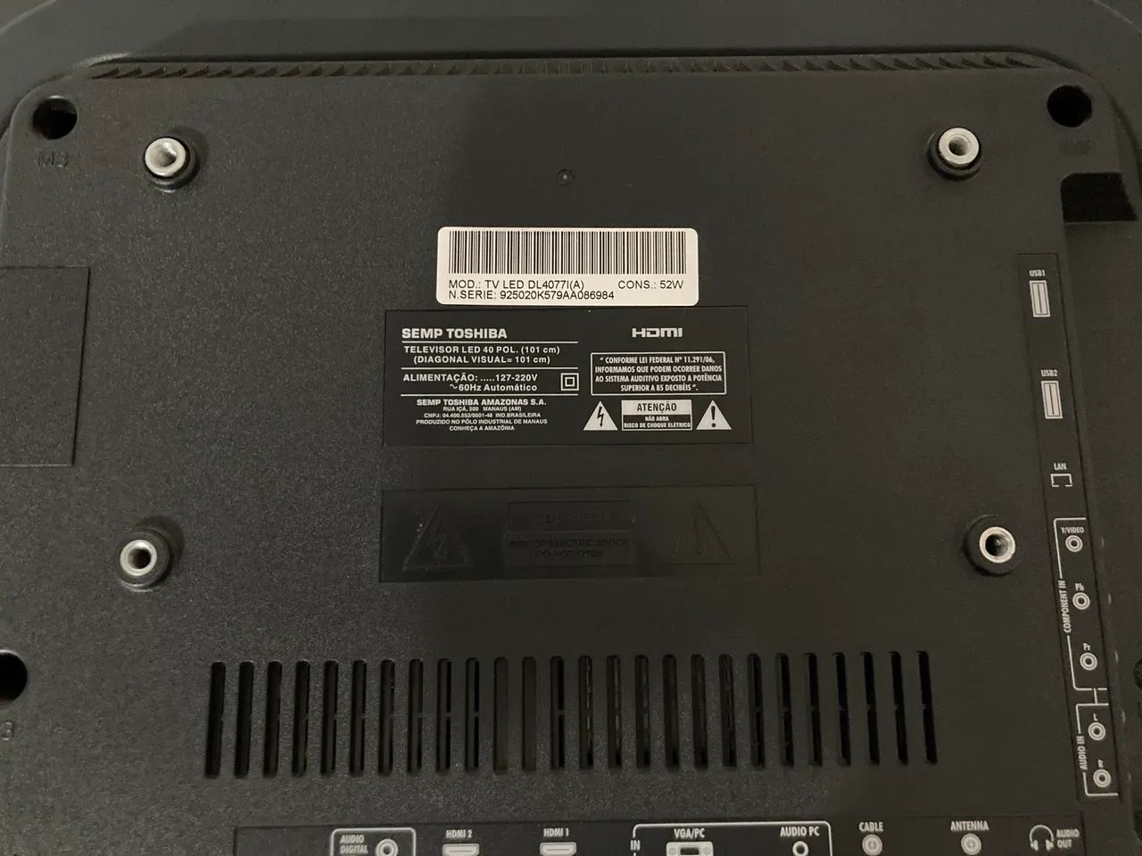 TV Semp Toshiba 40 polegadas  - Foto 3
