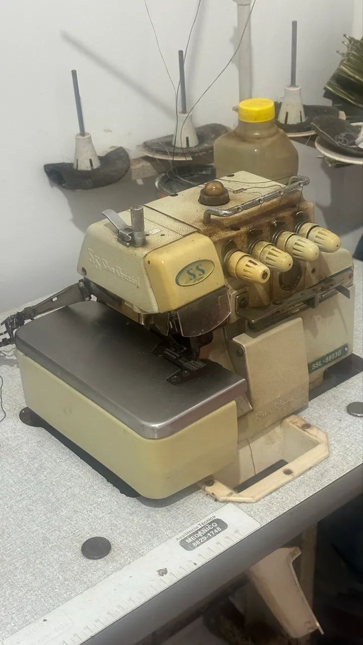 Máquina Overlock Industrial Ponto Cadeia - Foto 3