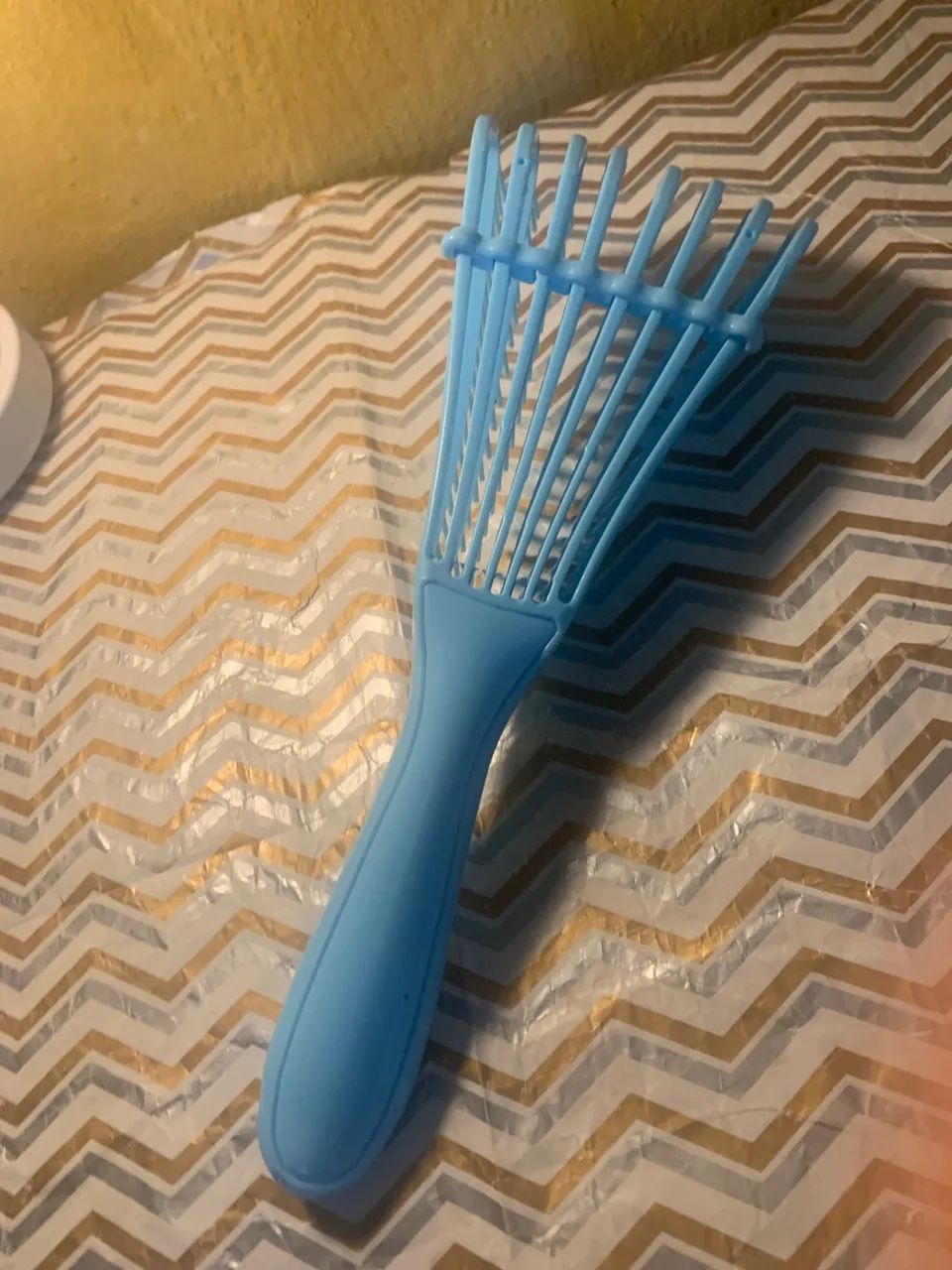 Escova polvo azul