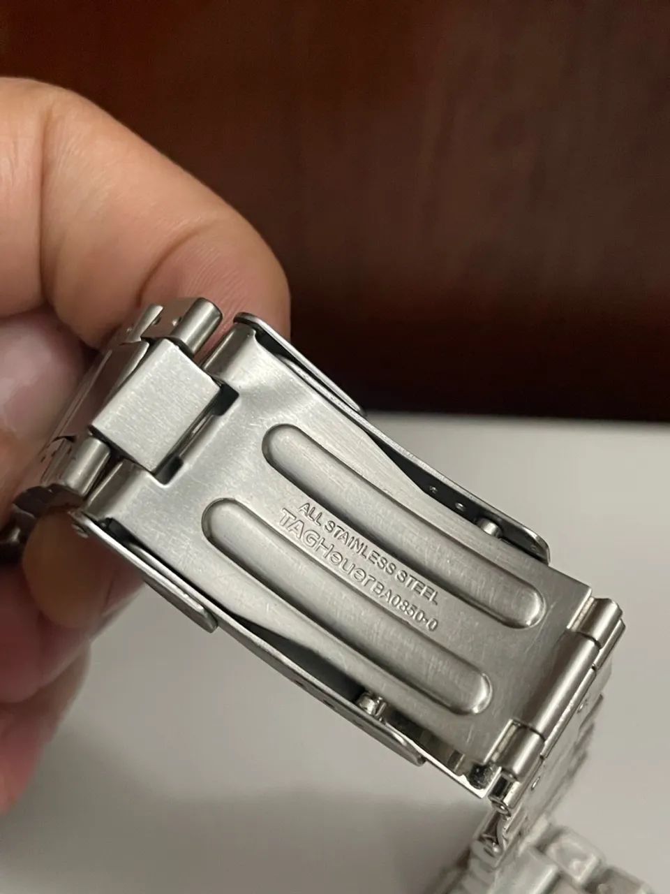 Pulseira Original Tag Heuer Fórmula De Aço com Extensor 20 mm - Foto 4
