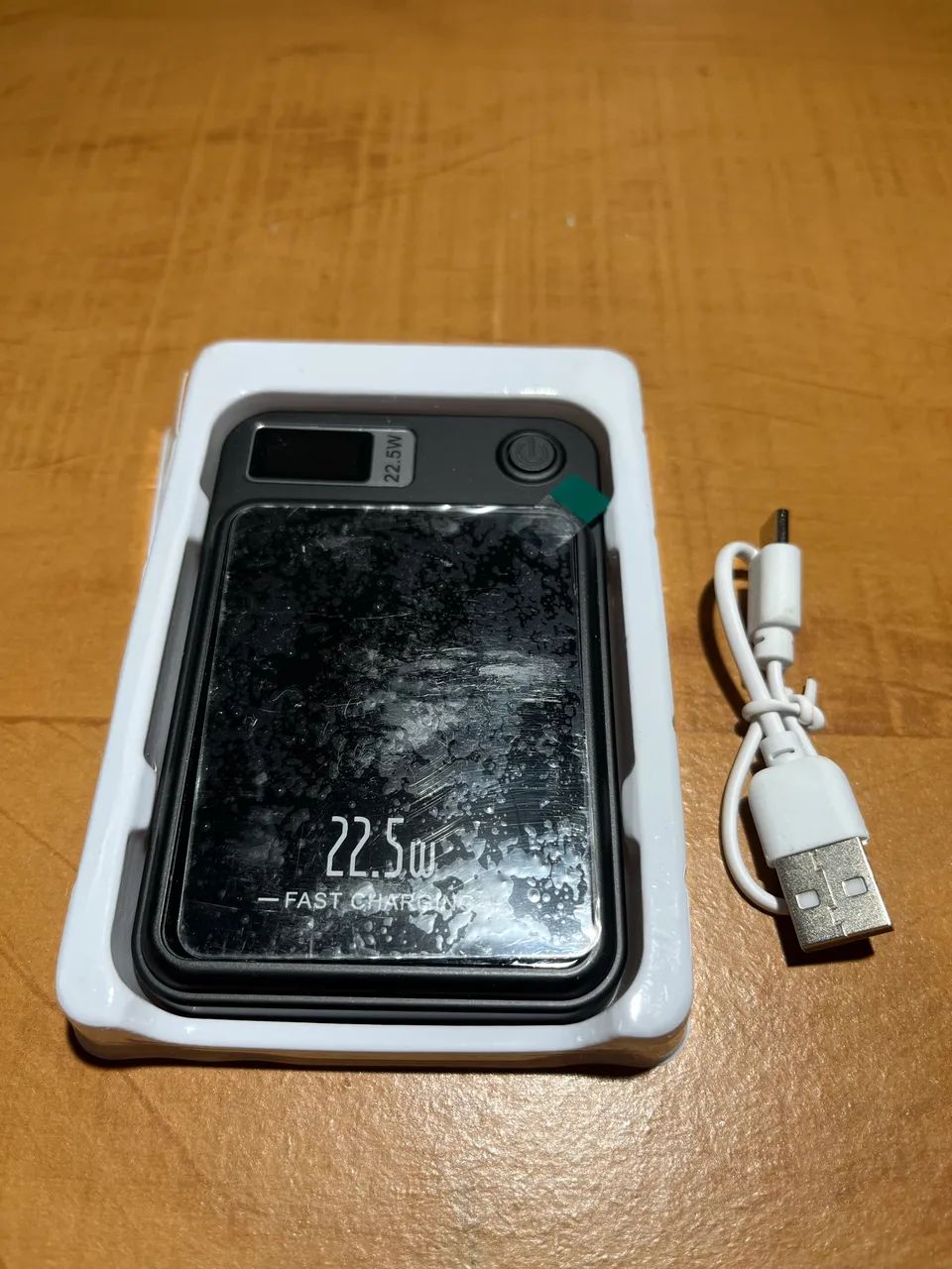 Power bank 10.000mAh 22,5w preto - Foto 3
