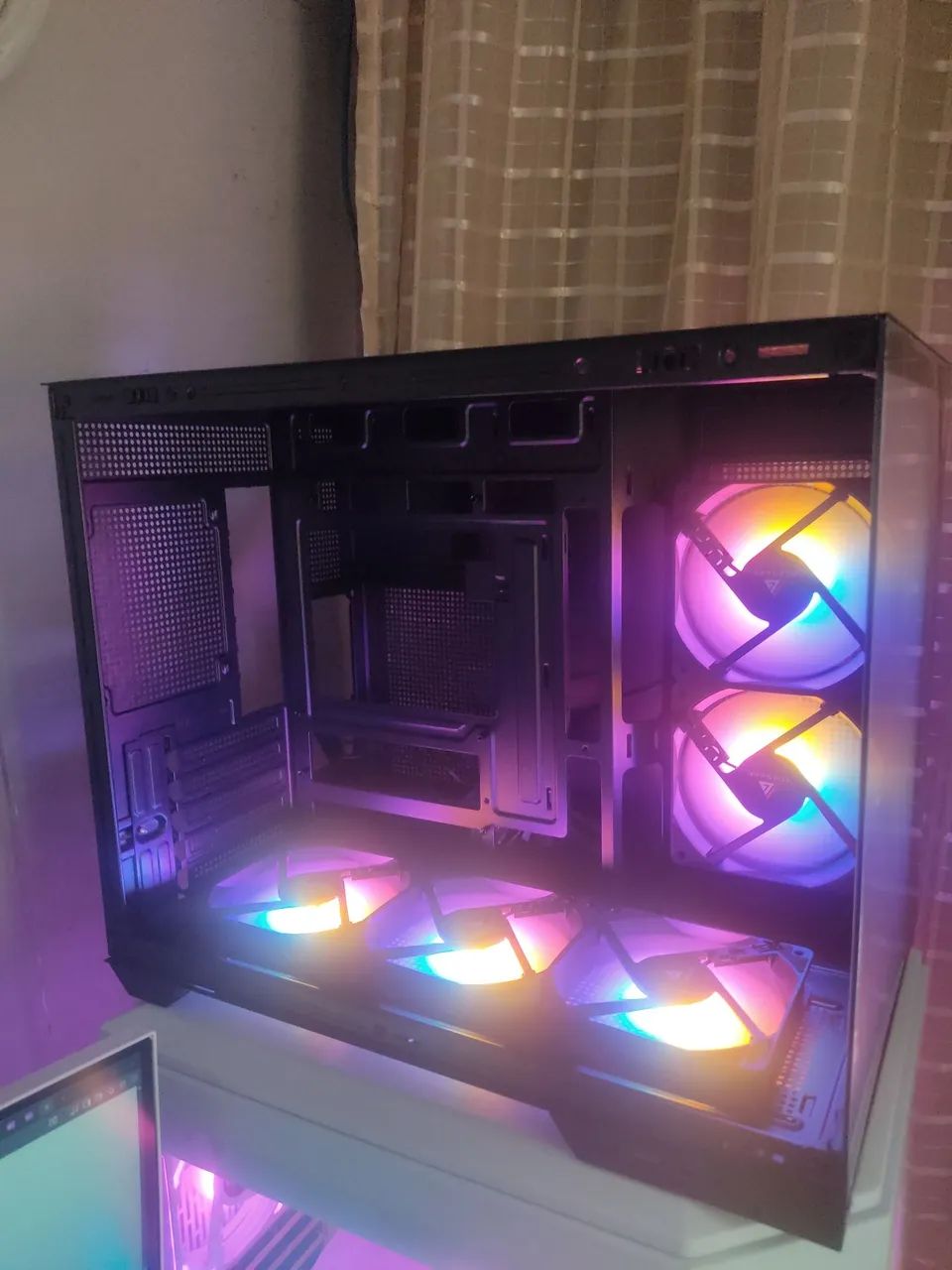 gabinete aquário gamer rgb