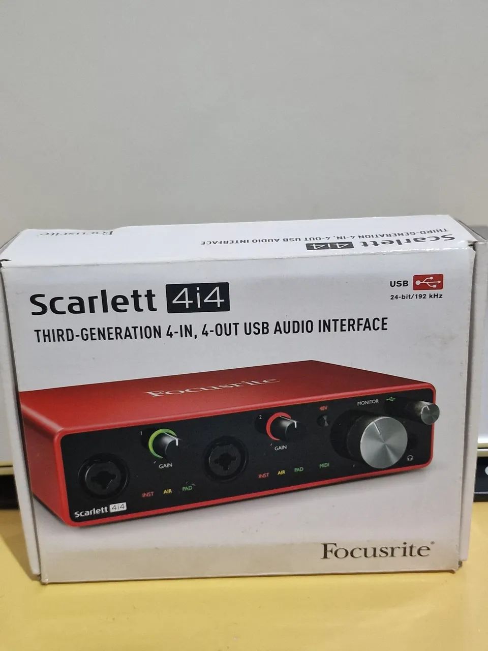 Interface de audio Focusrite Scarlett 4i4 gen 3