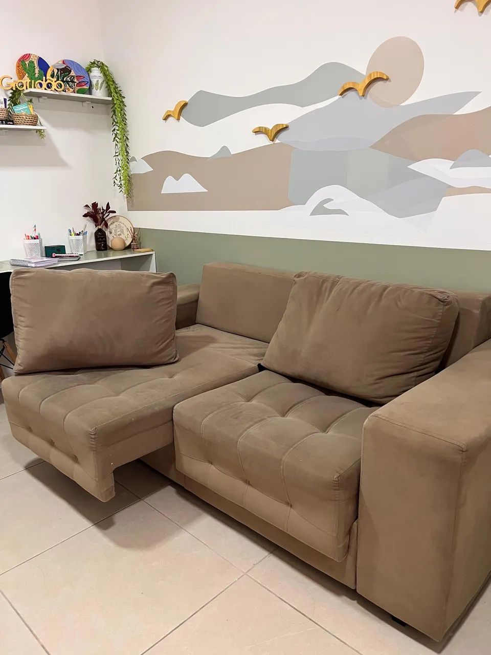Sofá retrate 3 lugares. - Foto 3