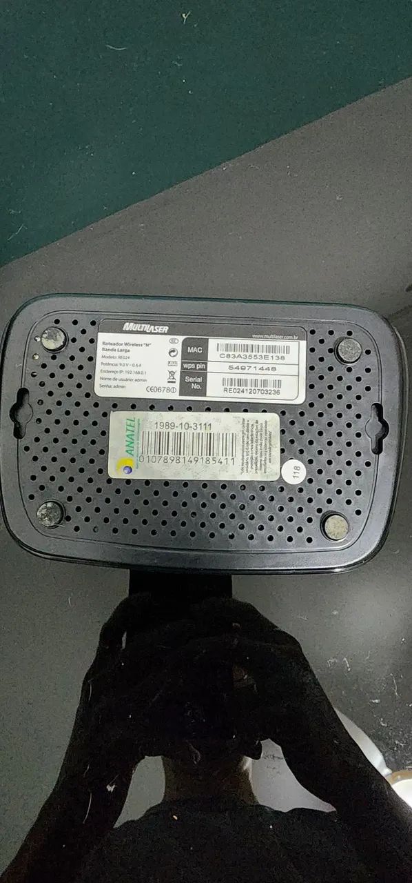 Roteador Wi?Fi Multilaser RE024 Wireless N - Funcionando - Foto 2