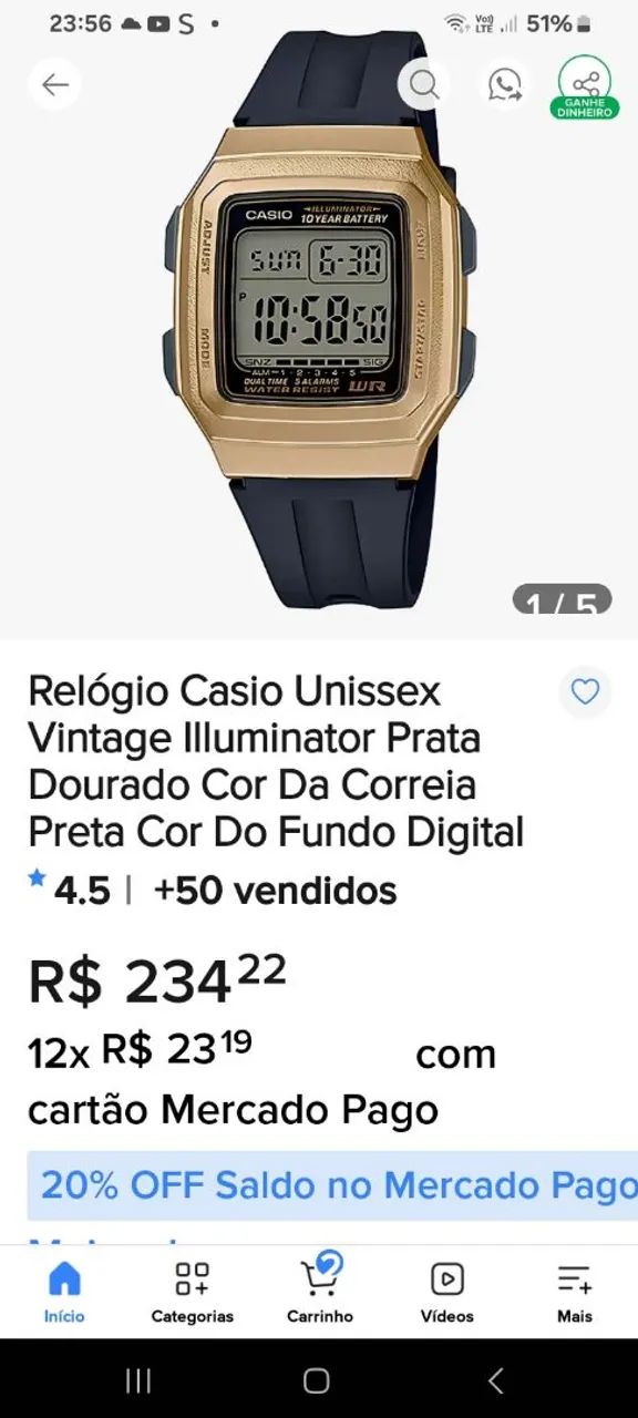 2 relógios cassio  - Foto 3