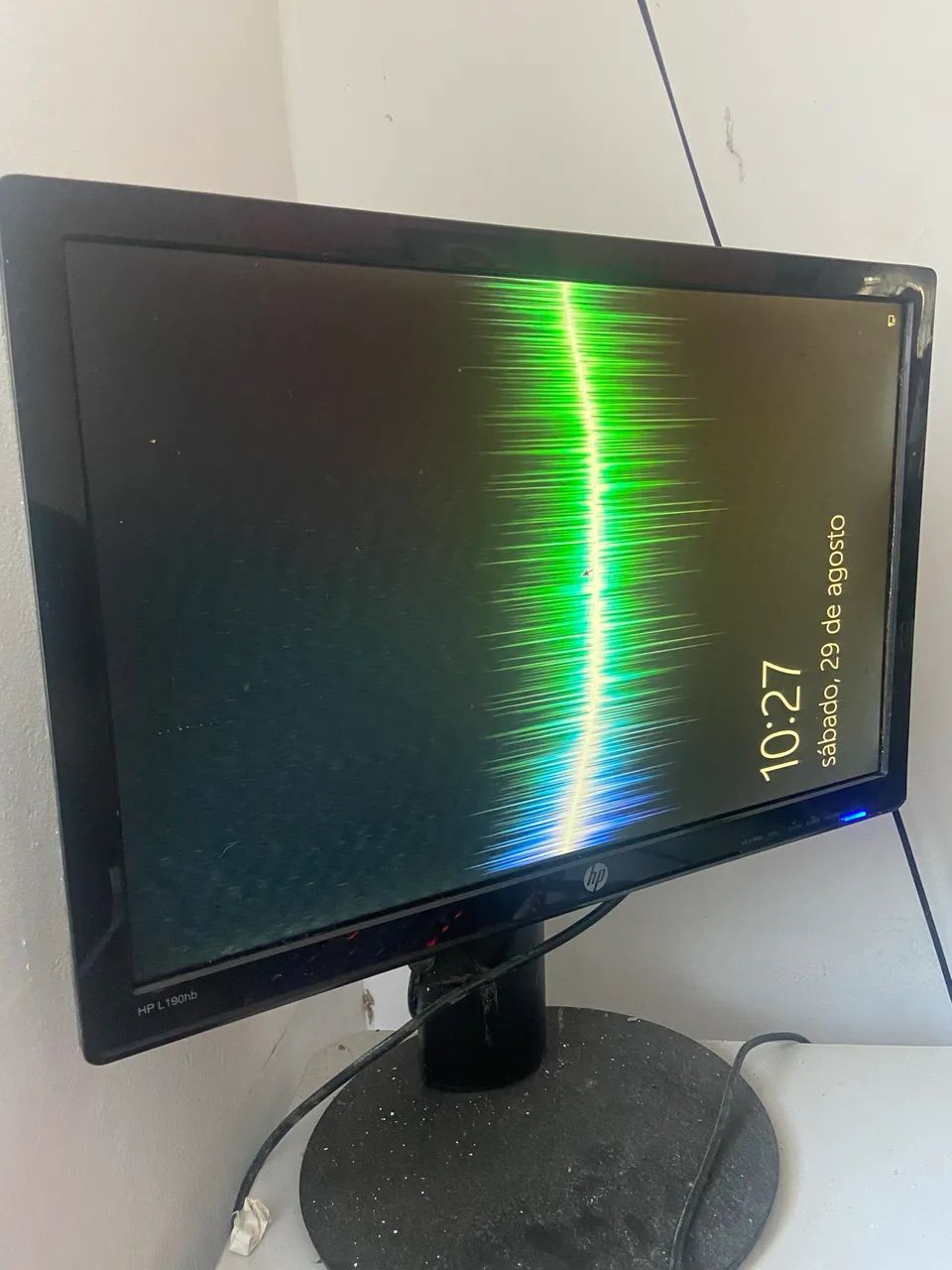Monitor HP L190HB, de 19 polegadas, LCD, com entradas VGA e DVI. - Foto 2