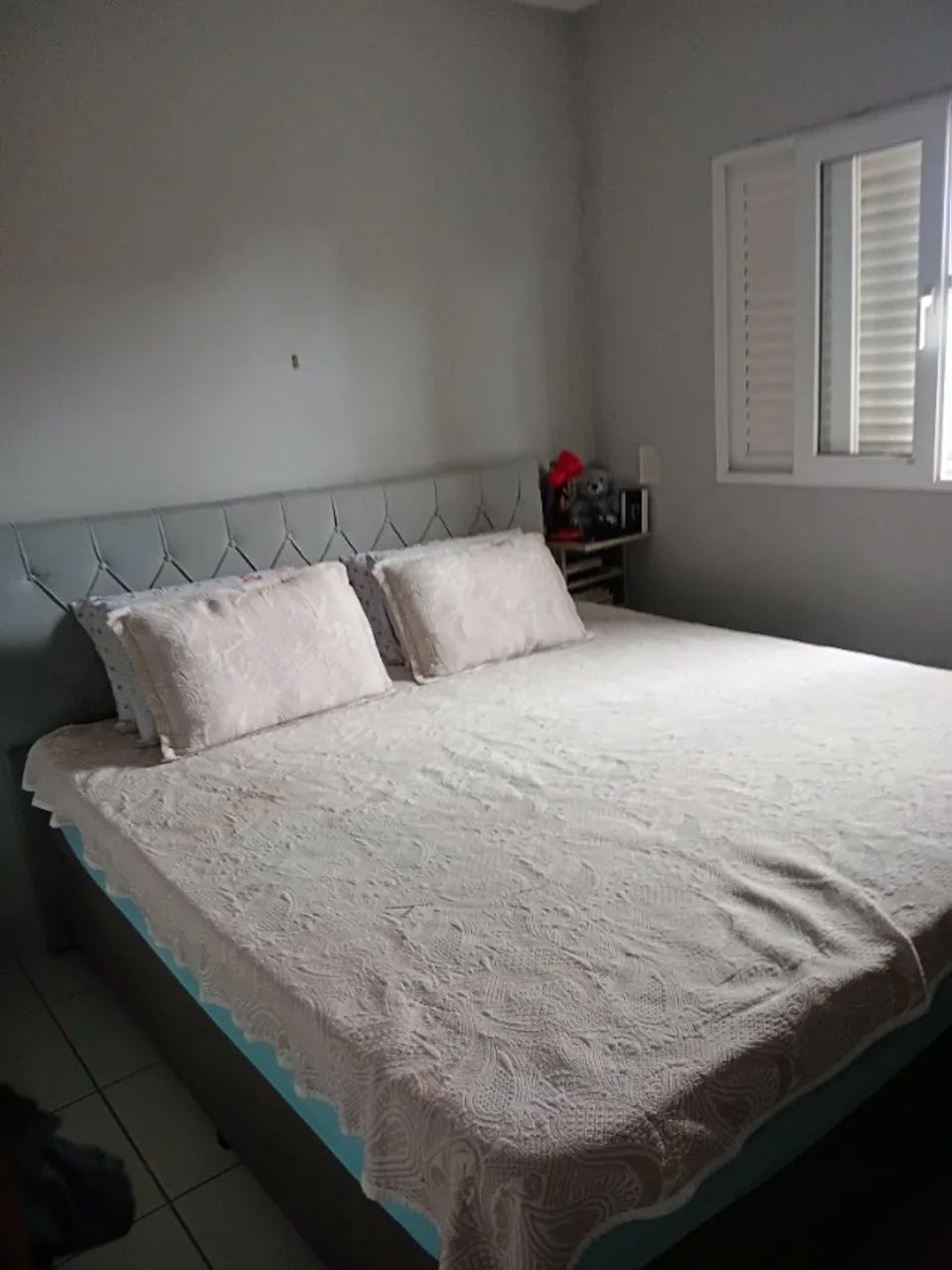 Cama de casal box baú com cabeceira king - Foto 3