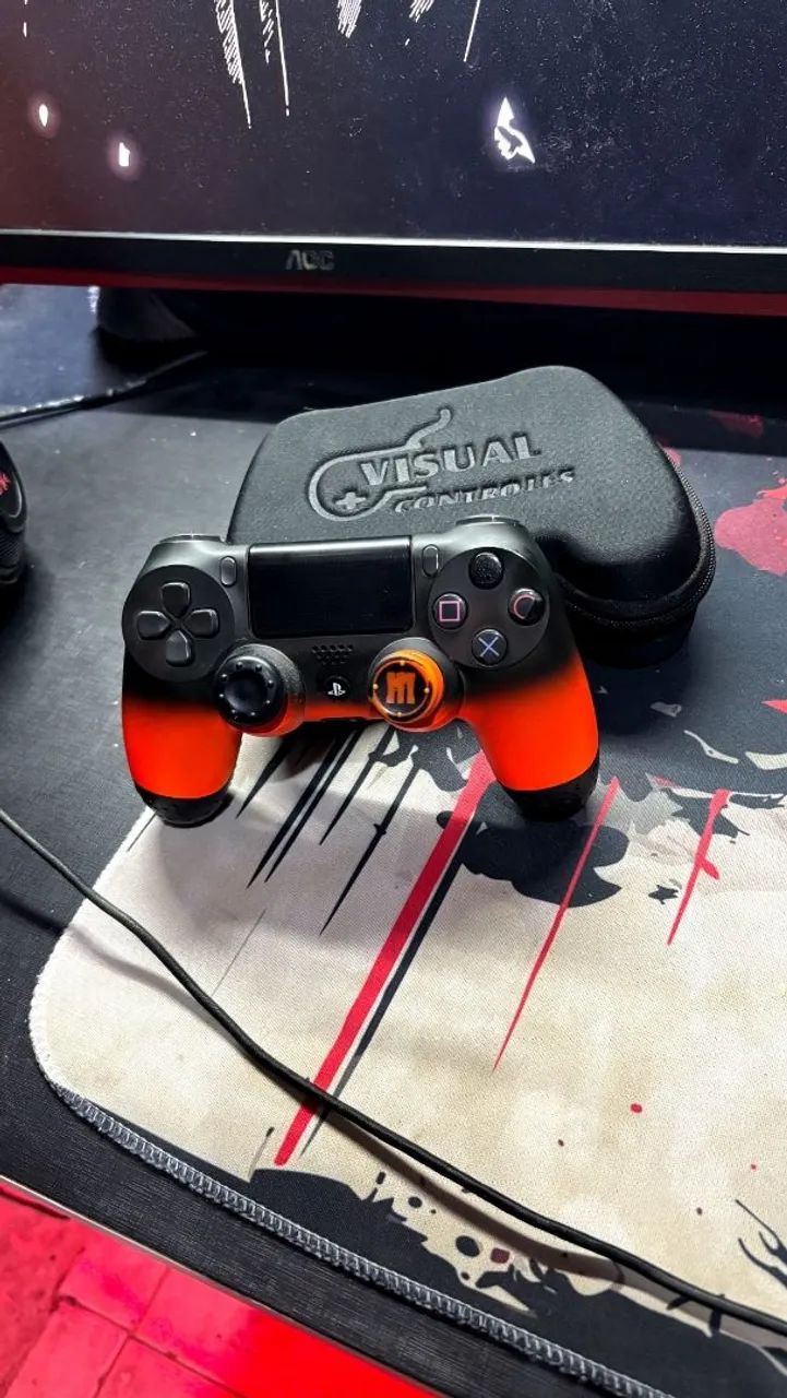 CONTROLE PS4 PERSONALIZADO (VISUAL CONTROLES)