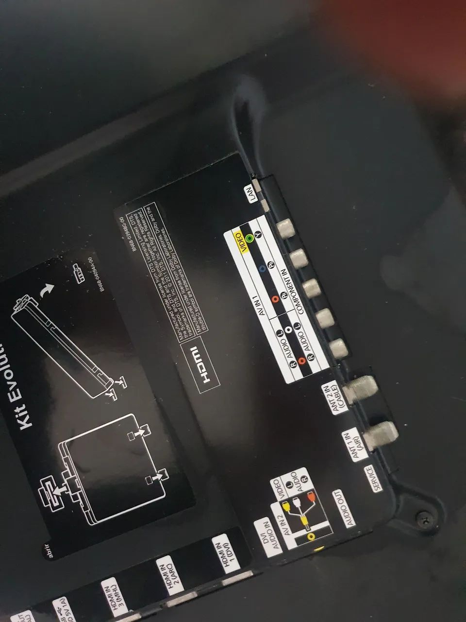 Tv/Monitor Led Samsung 46 Polegadas Un46es8000g Full Hd Funcionando no Estado. Leiam!  - Foto 3