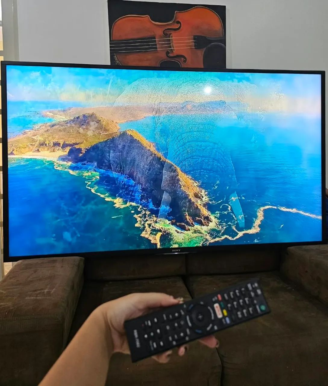 TV SONY 70" COM APARELHO SMART  - Foto 4