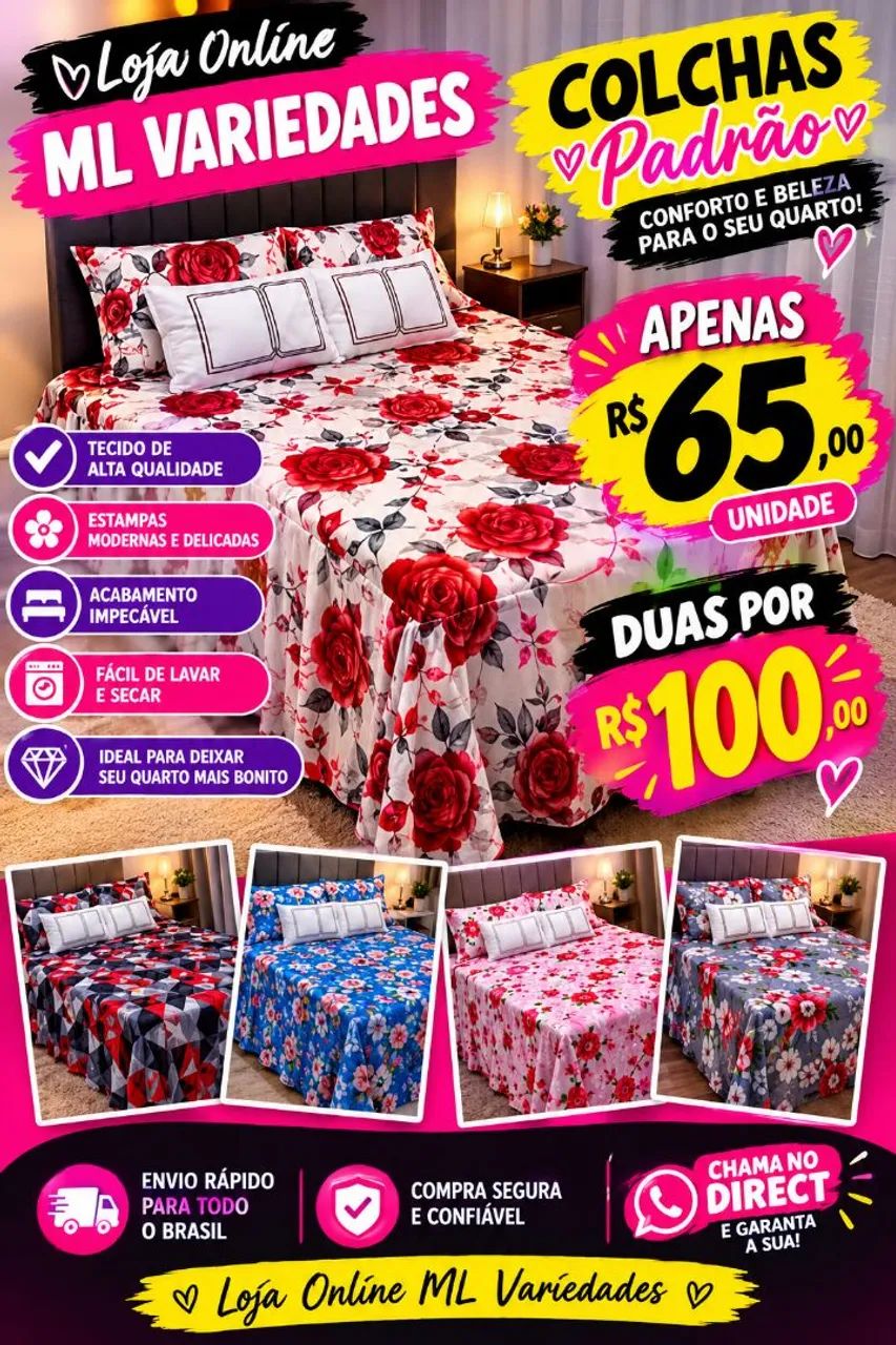 Colchas padrão casal  - Foto 4