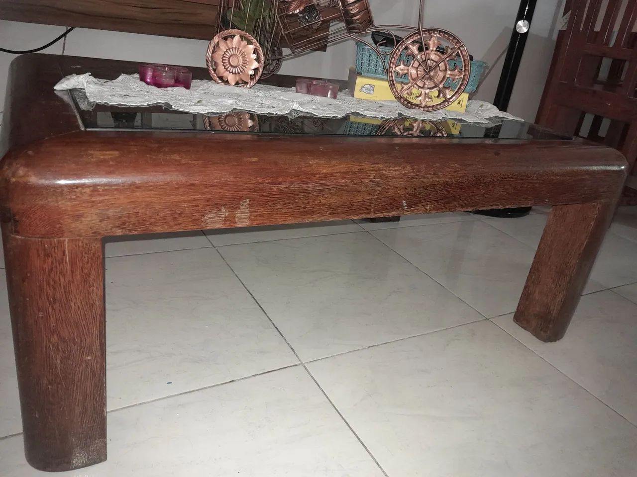Mesa de centro em angelim  - Foto 2