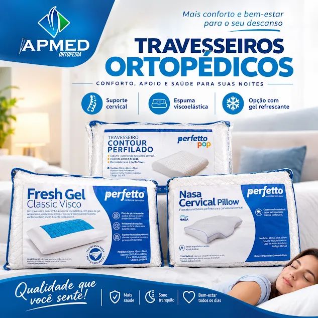 Travesseiro Ortopédico