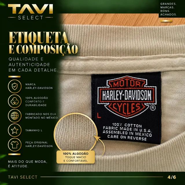 CAMISETA HARLEY-DAVIDSON TRIPP'S - Foto 2