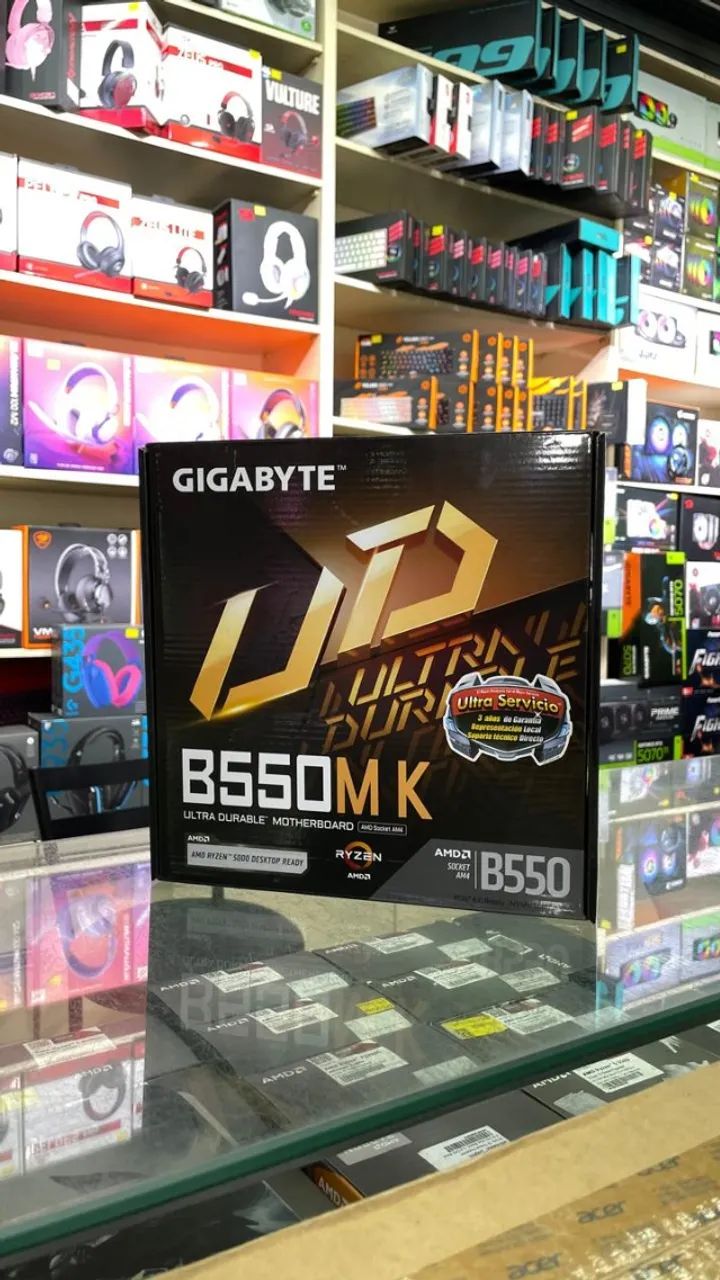 Placa Mãe Gigabyte B550M K - Nova | KLS Informática