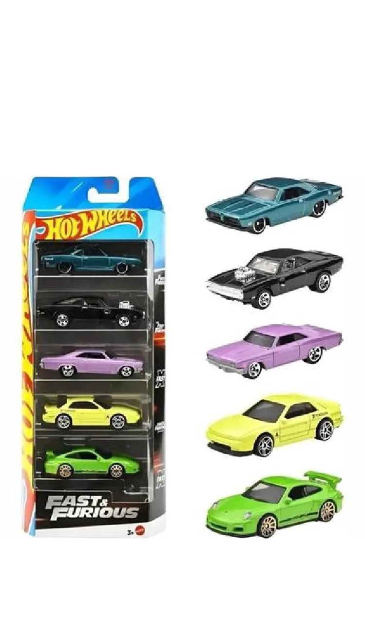 Pack Mattel Hot Wheels Velozes e furiosos fast furious Multicor 