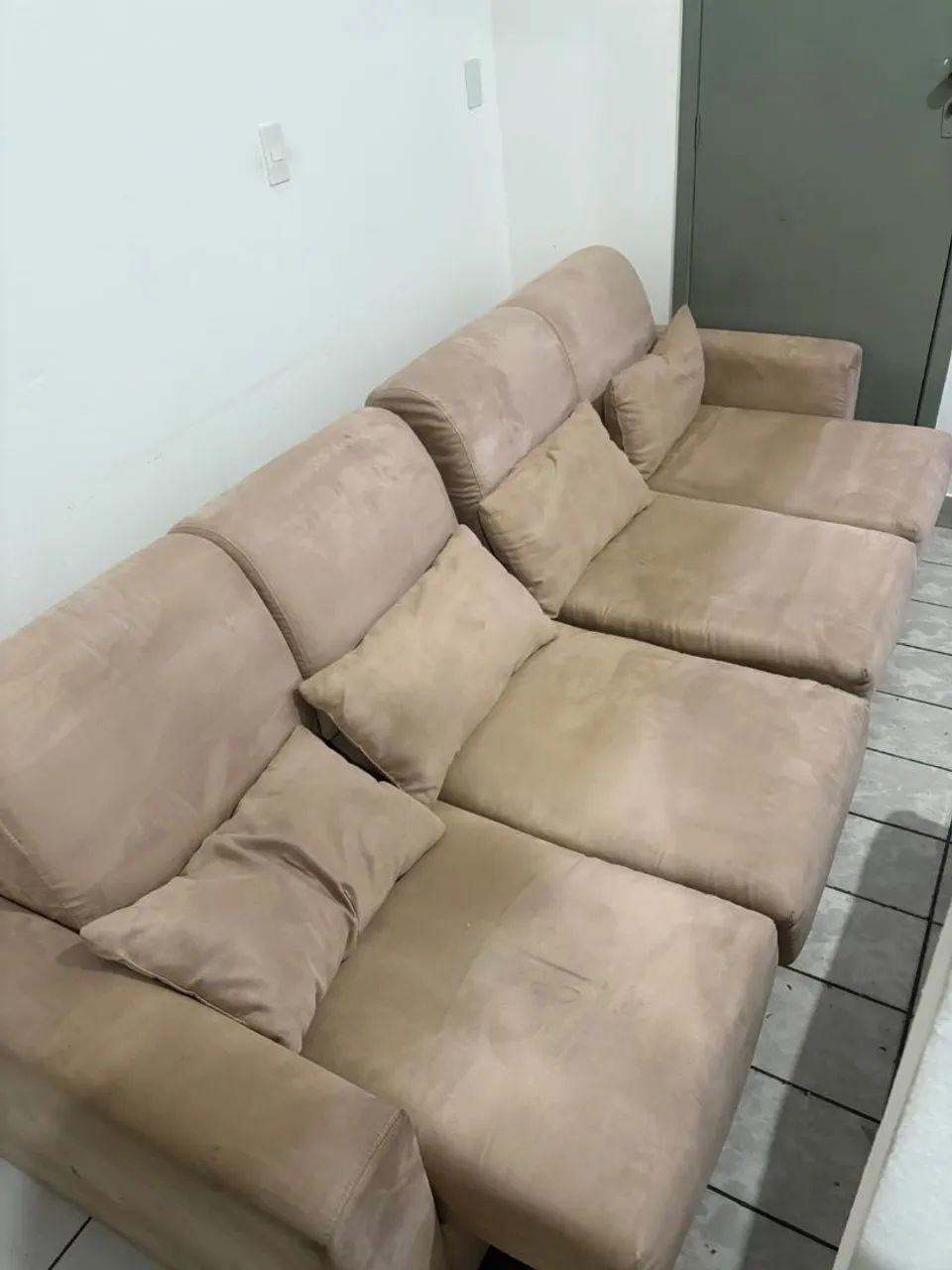 Sofá retrátil 4 lugares 