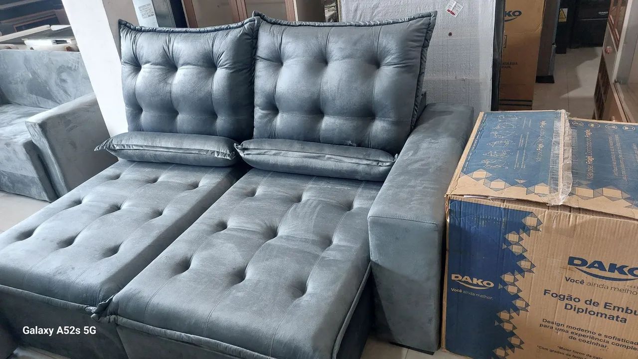 Sofa retratil reclinavel 2 modulos - Foto 2