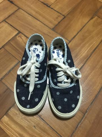 Tênis fábula - tamanho 26 - usado 5 vezes - R$ 65
