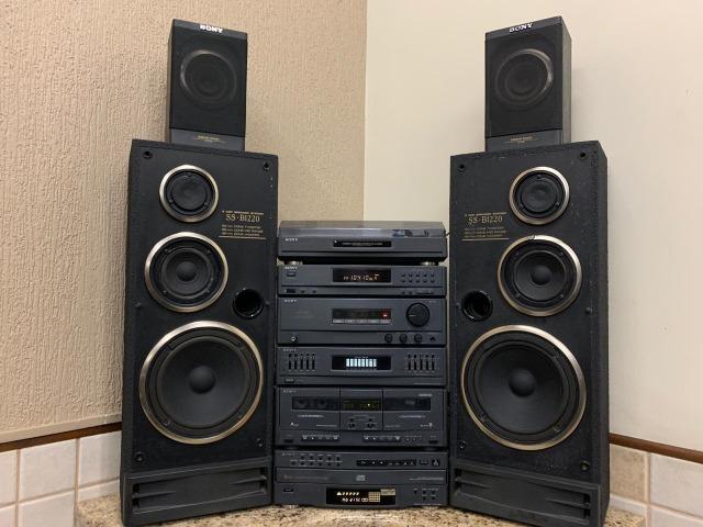 Som sony system lbt a20, completo, funcionando, raridade - Foto 2