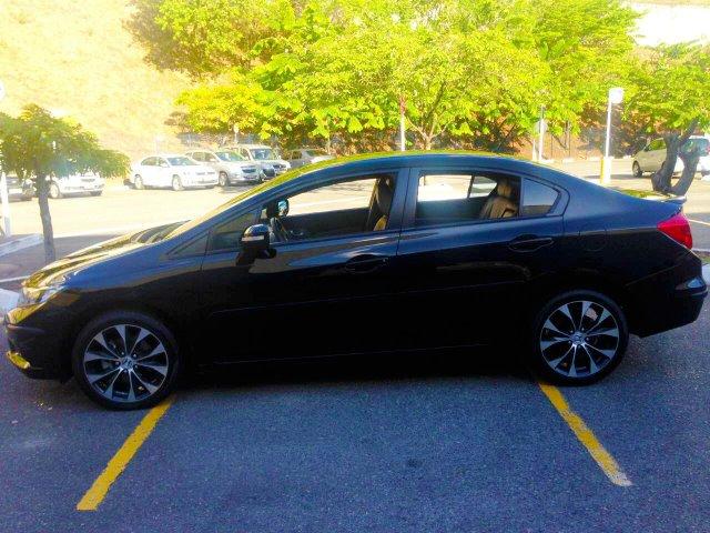 Honda Civic LXR automático 2015 preto único dono e com todas as revisões em dia - Foto 4