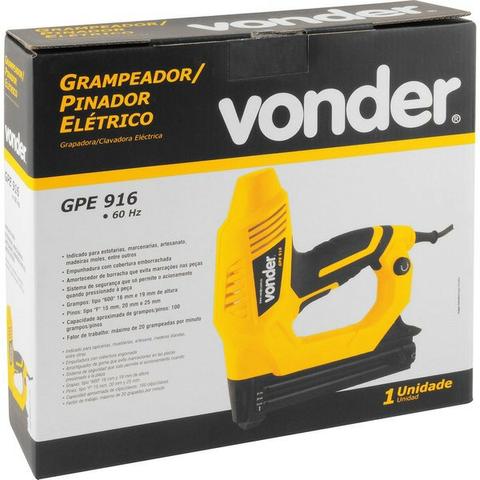 Grampeador/pinador Vonder GPE 916 220 V - Foto 2