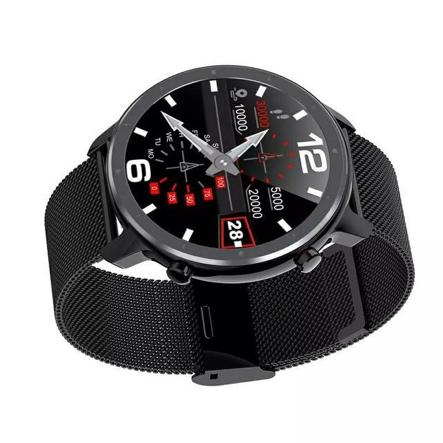 Smartwatch Original Lemfo L11 Pulseira de Aço Preto - Foto 2