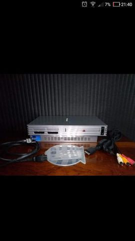 Playstation 2 Fat prata europeu (PAL). Play 2 Original bloqueado! - Foto 6