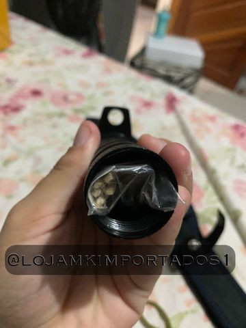 Punhal para pesca e colecionador com bússola e kit pesca - Foto 3
